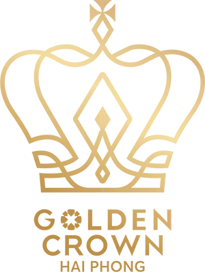 Logo chung cư Golden Crown Hải Phòng nền trong