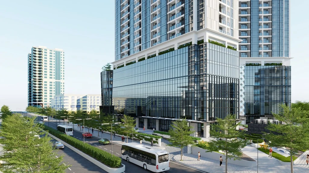 Phối cảnh chung cư Kepler Tower Mỗ Lao